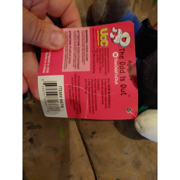 James Sooubway Plush 11" Subway Stuffed Toy The Odd 1s Out new with tags - Picture 5 of 6